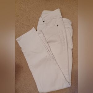 Garnet Hill White Denim Jeans - Size 4